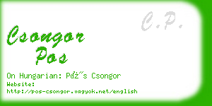 csongor pos business card